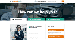 Desktop Screenshot of carcrashinfo.com